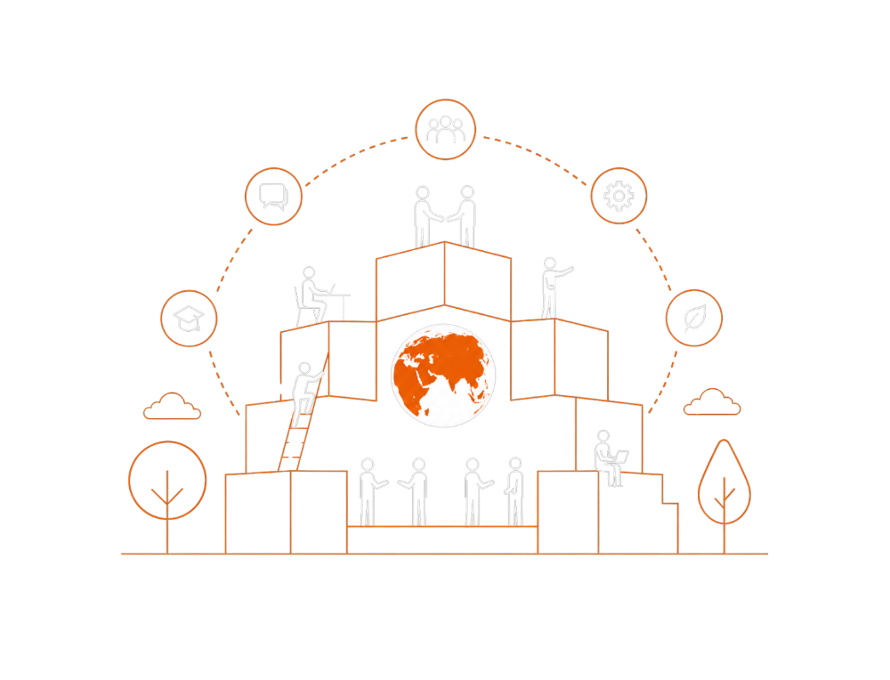Ecosystem Over Product illustration